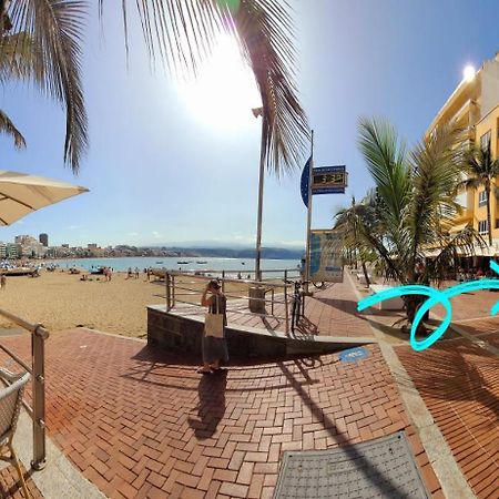 Casita Canaria Playa Beachfront Access & Lateral Ocean View With Terrace 大加那利岛拉斯帕尔马斯 外观 照片