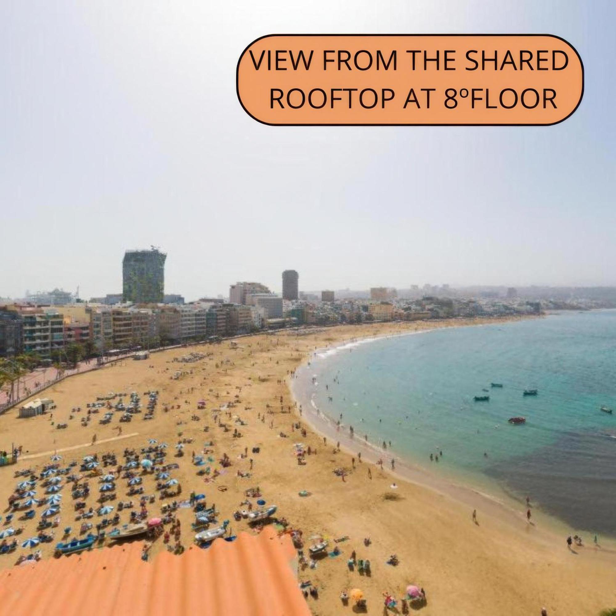 Casita Canaria Playa Beachfront Access & Lateral Ocean View With Terrace 大加那利岛拉斯帕尔马斯 外观 照片