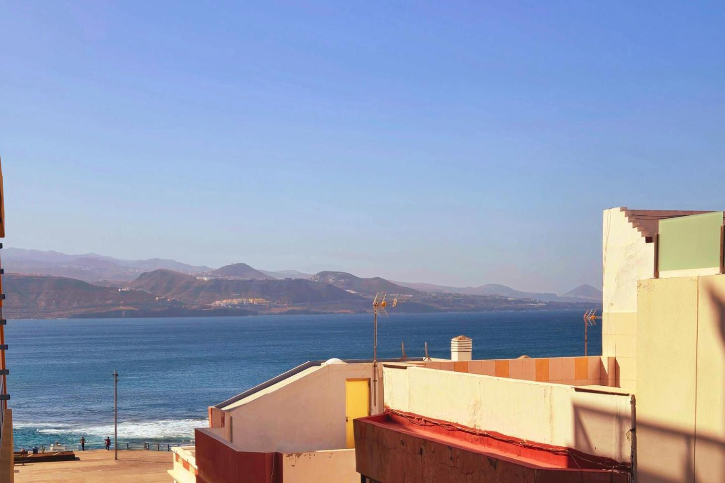 Casita Canaria Playa Beachfront Access & Lateral Ocean View With Terrace 大加那利岛拉斯帕尔马斯 外观 照片